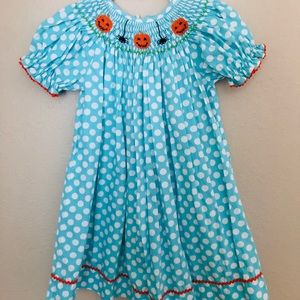 🦋Southern sunshine smock jack-o’-lantern dress🦋